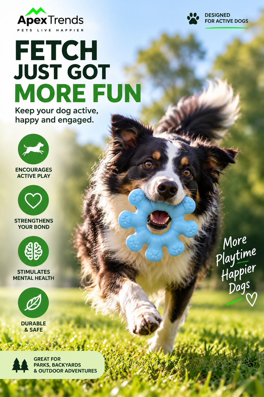 Interactive Dog Flywheel Toy – Outdoor Fetch & Play
