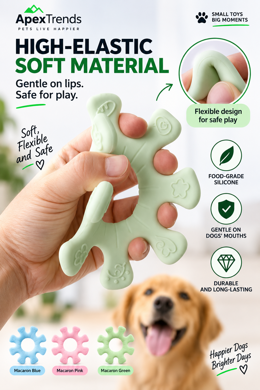 Interactive Dog Flywheel Toy – Outdoor Fetch & Play