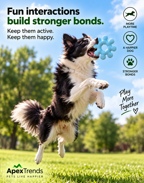 Interactive Dog Flywheel Toy – Outdoor Fetch & Play