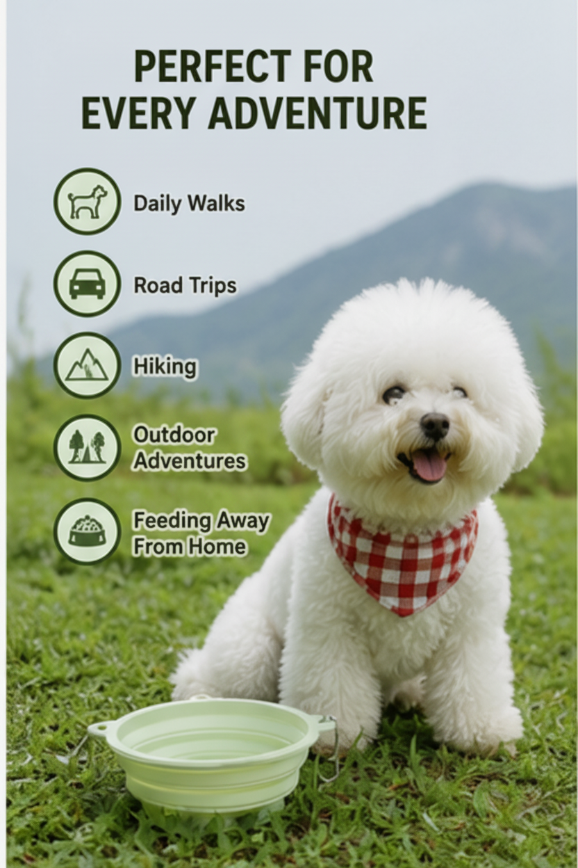 3-in-1 Travel Bowl for Dogs — Slow Feeder & Lick Bowl